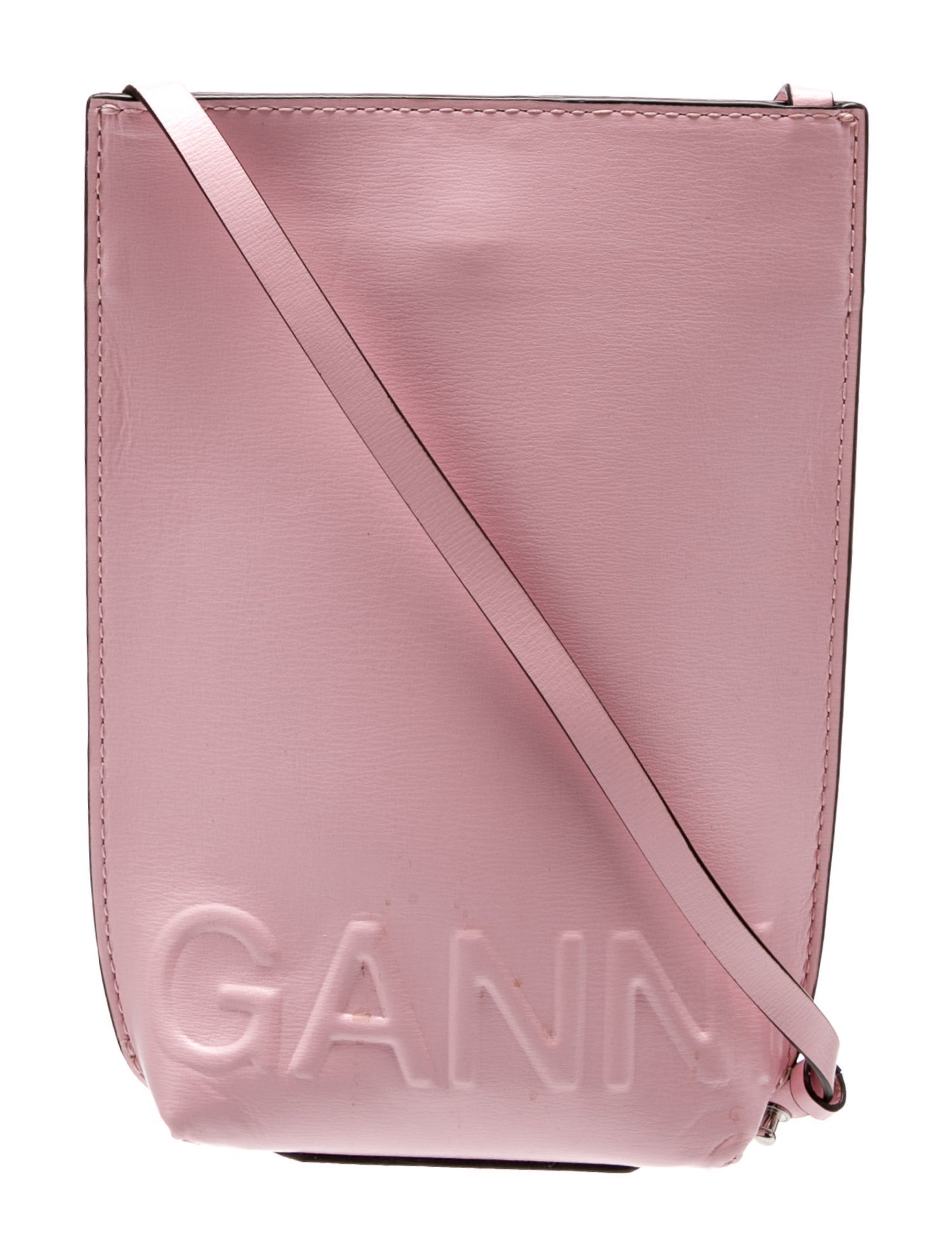 Ganni Leather Crossbody Bag