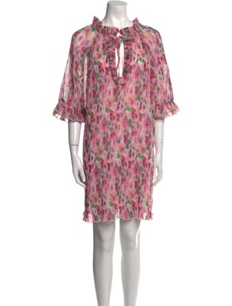 Ganni Printed Mini Dress
