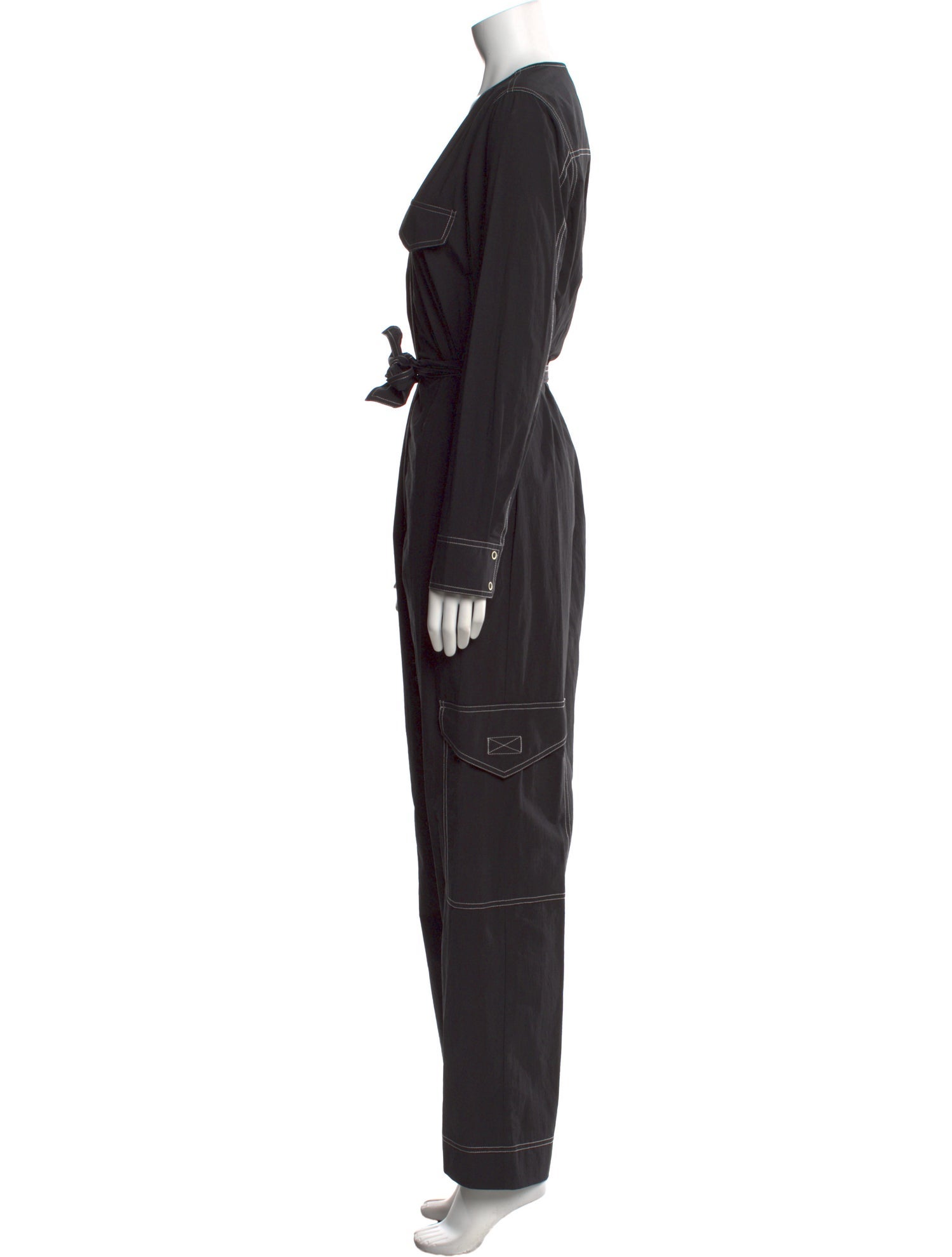 Ganni V-Neck Jumpsuit