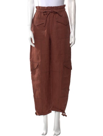 Ganni Hemp Straight Leg Pants