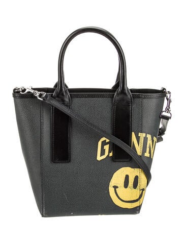 Ganni Handle Bags Leather Top Bag
