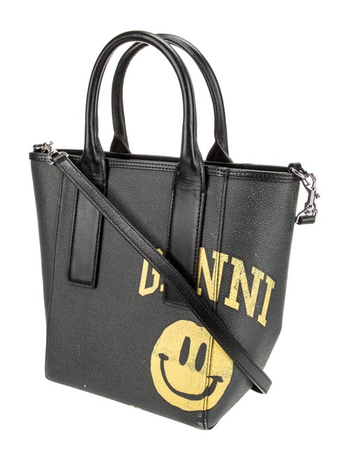 Ganni Leather Top Handle Bag