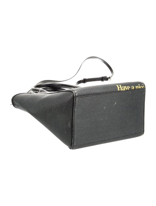 Ganni Leather Top Handle Bag