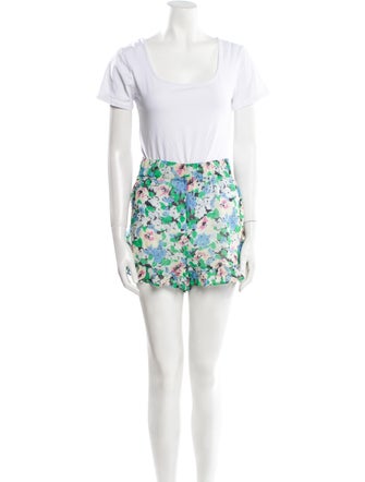 Ganni Printed Short Set