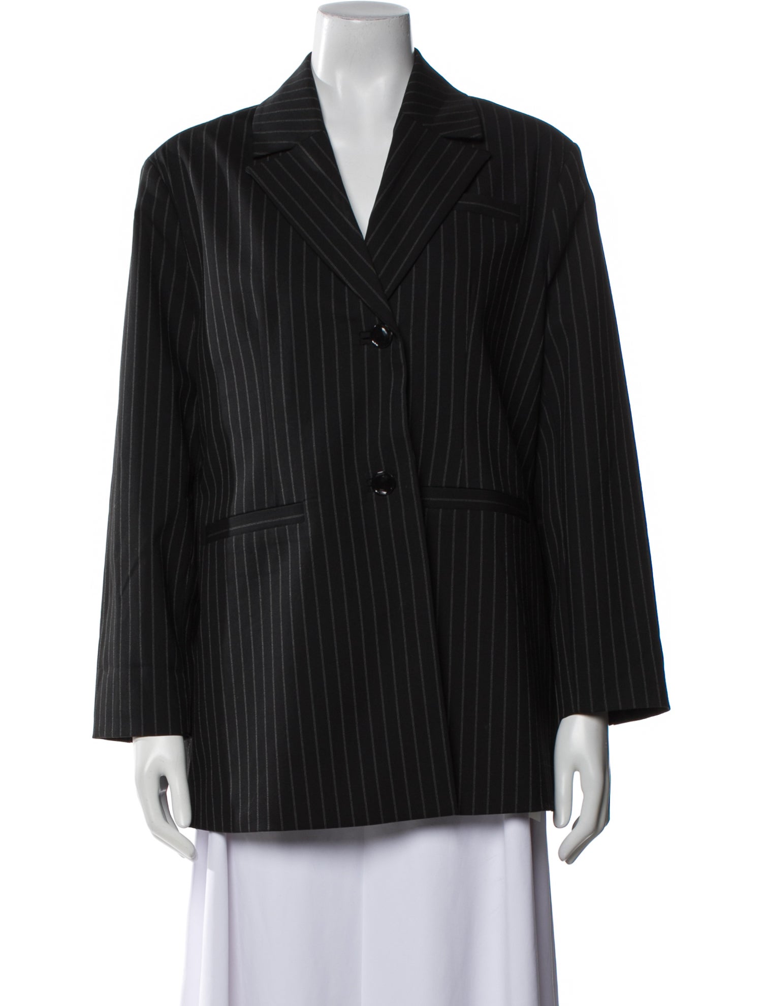 Ganni Striped Blazer