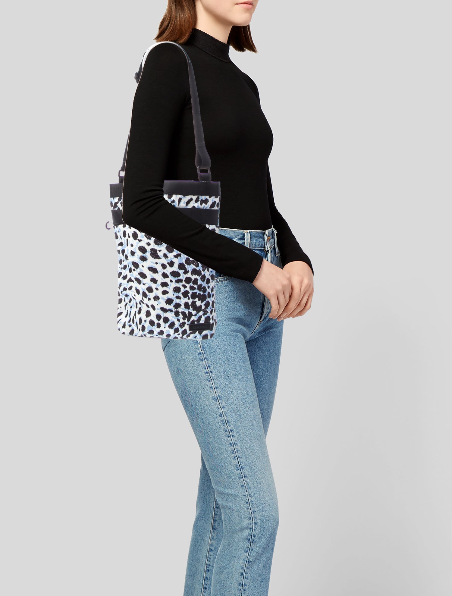 Ganni Nylon Bucket Bag w/ Tags