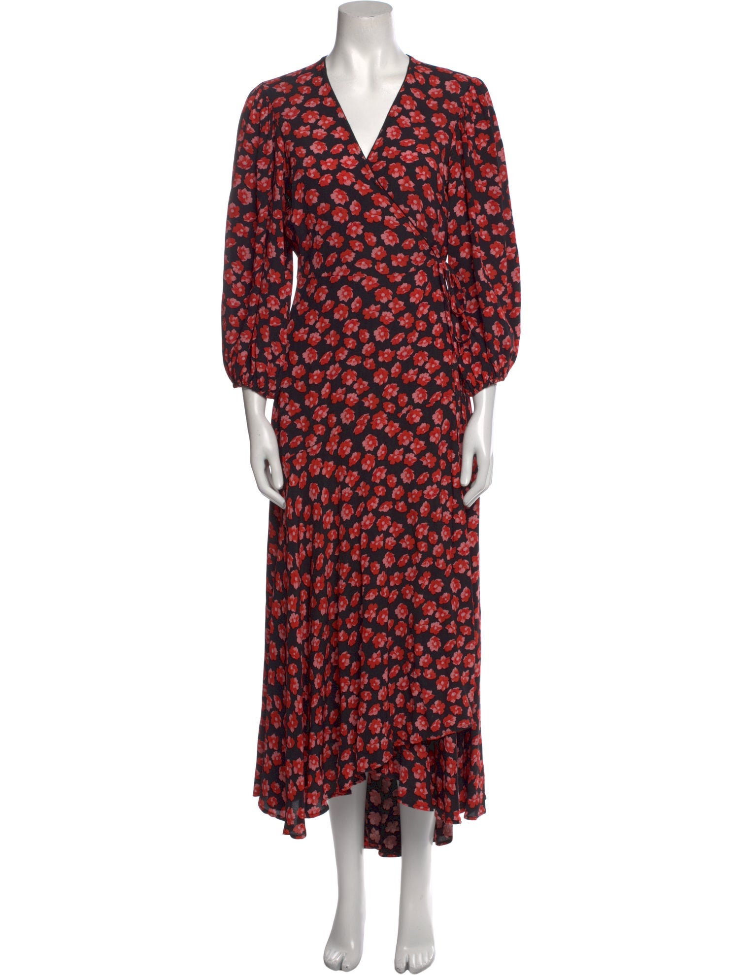 Ganni Floral Print Long Dress