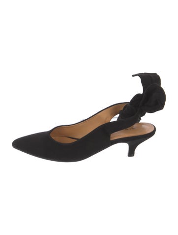 Ganni Pumps Suede Slingback 8