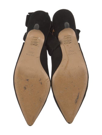 Ganni Suede Slingback Pumps