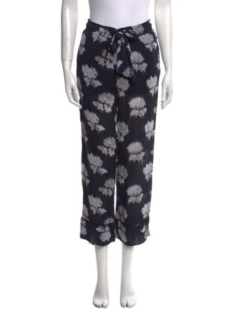 Ganni Printed Straight Leg Pants