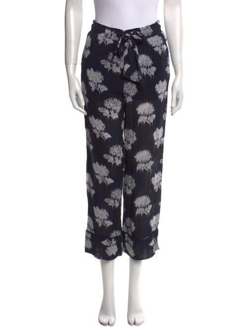 Ganni Printed Straight Leg Pants