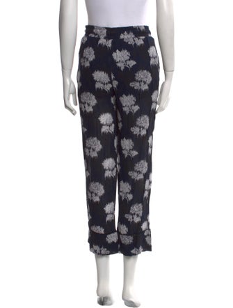 Ganni Printed Straight Leg Pants