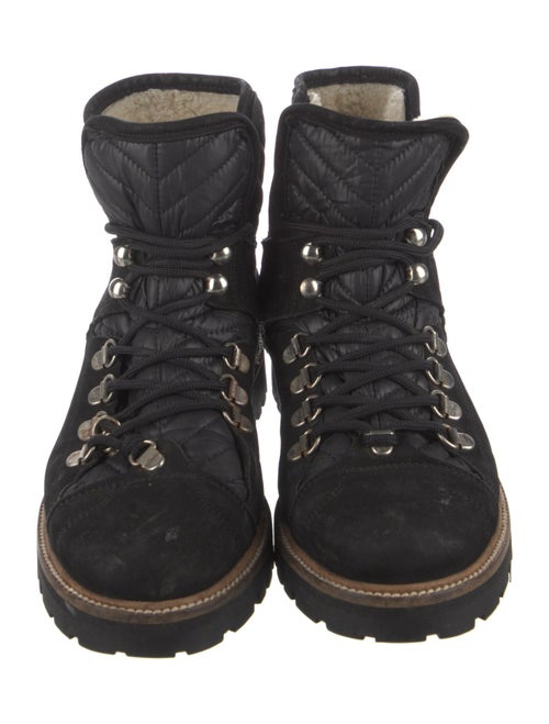 Ganni Suede Combat Boots
