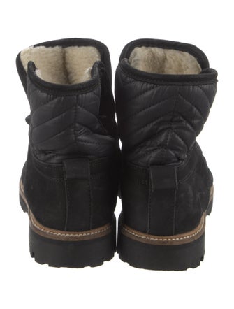 Ganni Suede Combat Boots