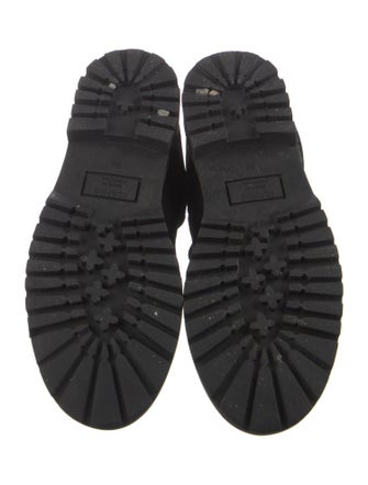 Ganni Suede Combat Boots