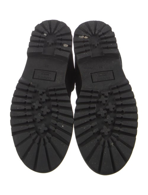 Ganni Suede Combat Boots