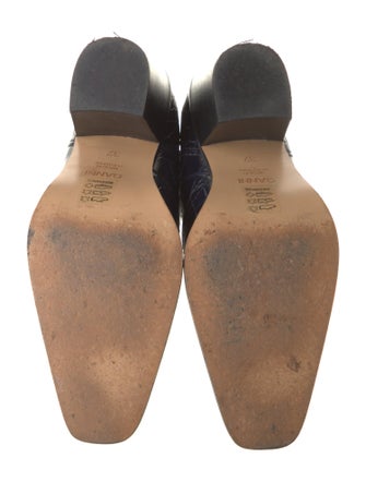 Ganni Leather Western Boots