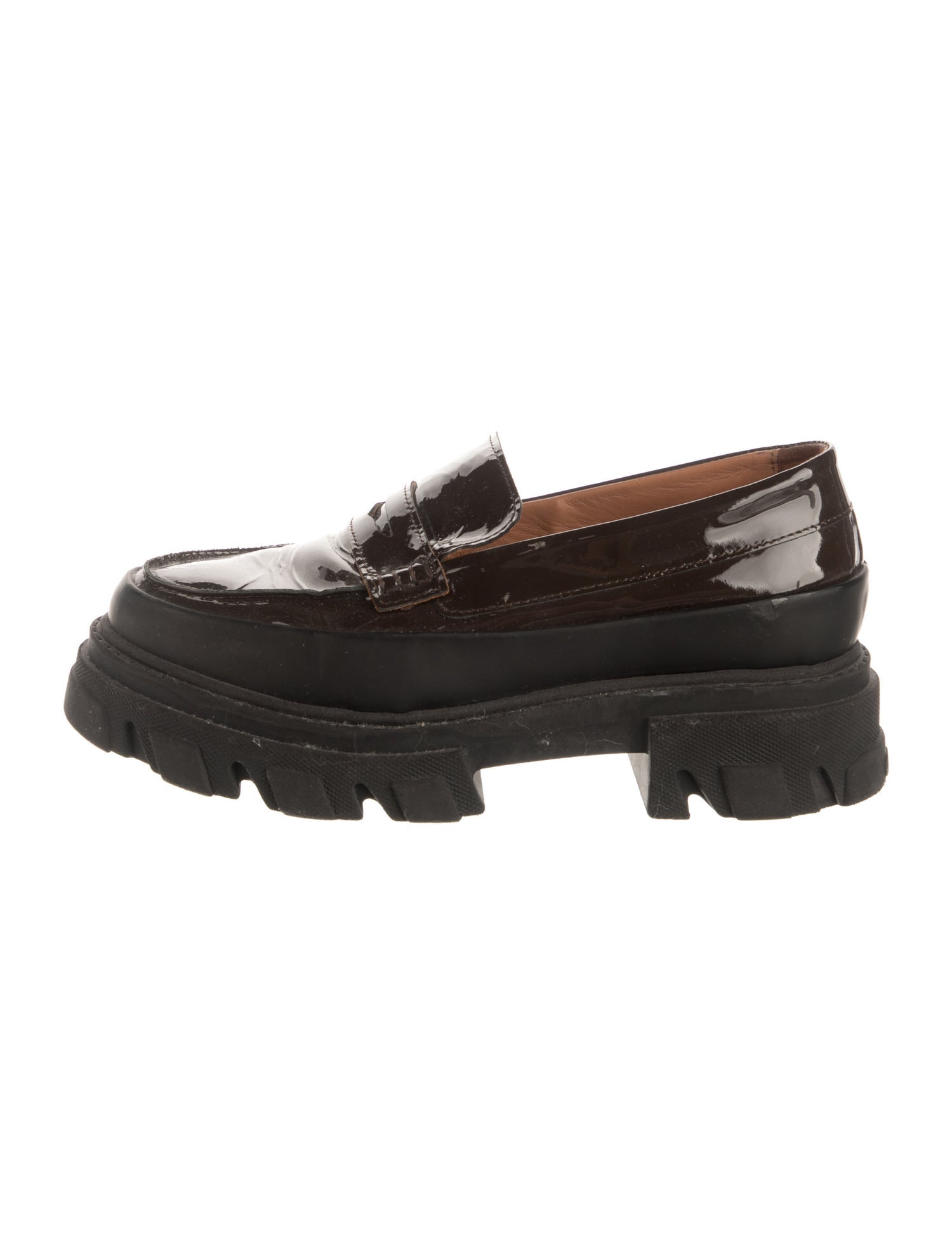 Ganni Patent Leather Loafers