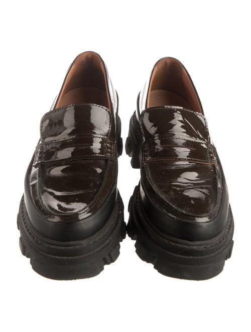 Ganni Patent Leather Loafers