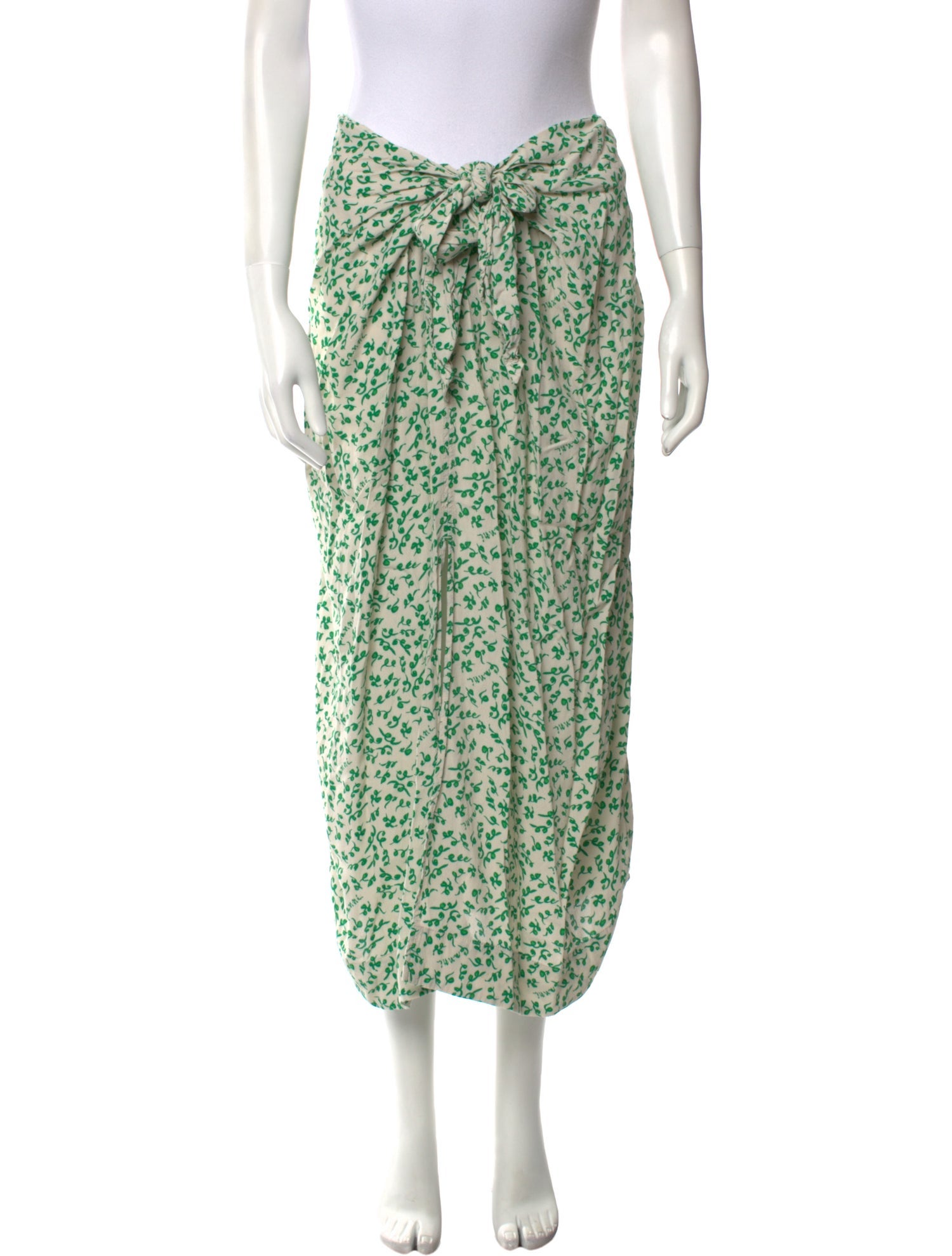 Ganni Printed Midi Length Skirt