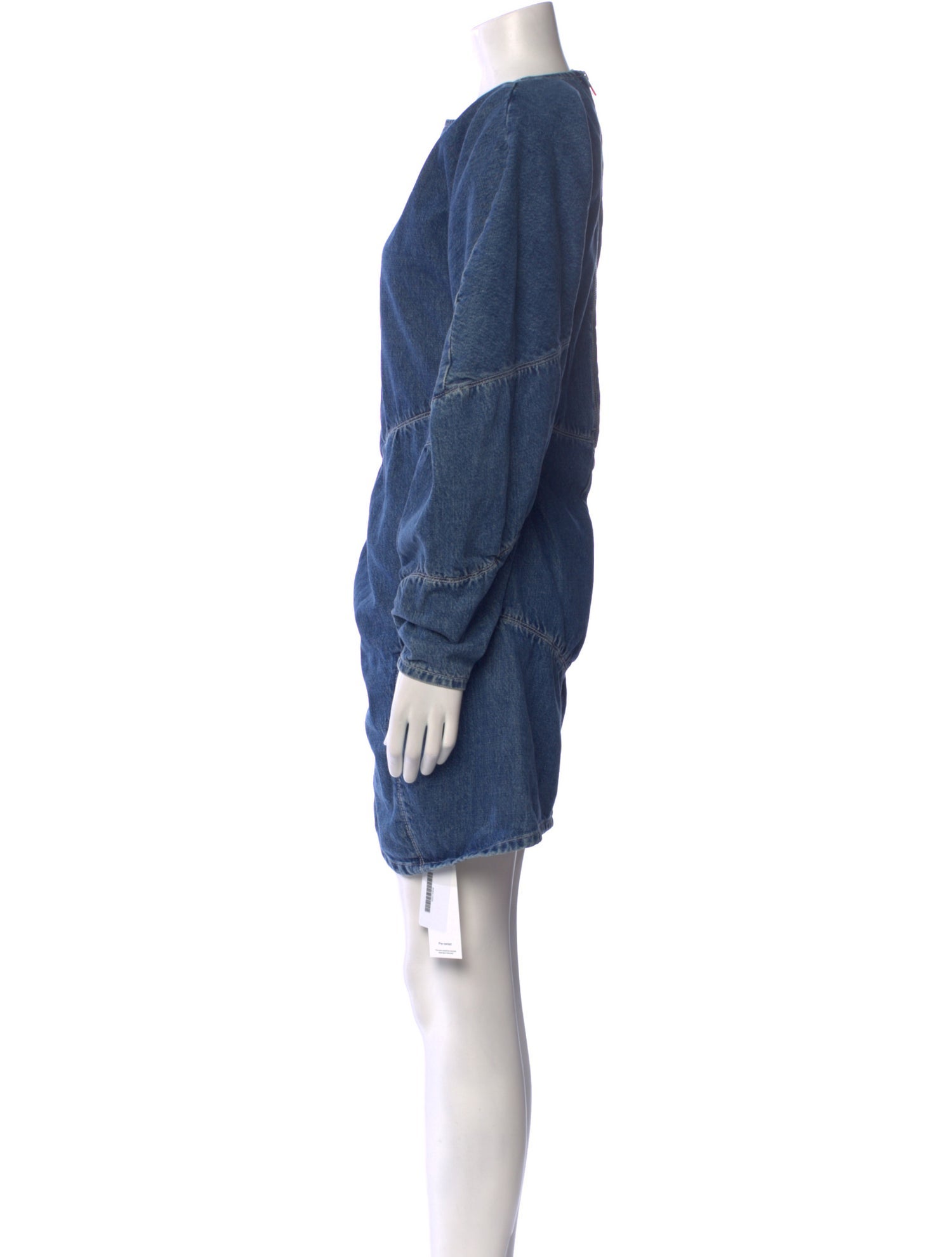 Ganni Crew Neck Mini Dress