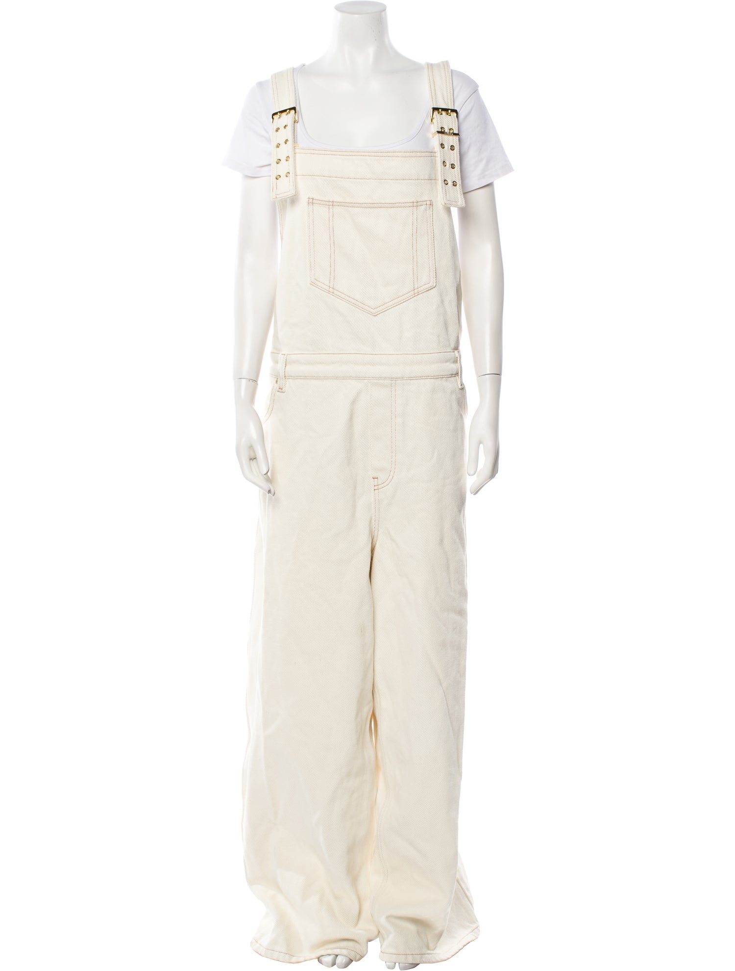 Ganni Square Neckline Jumpsuit