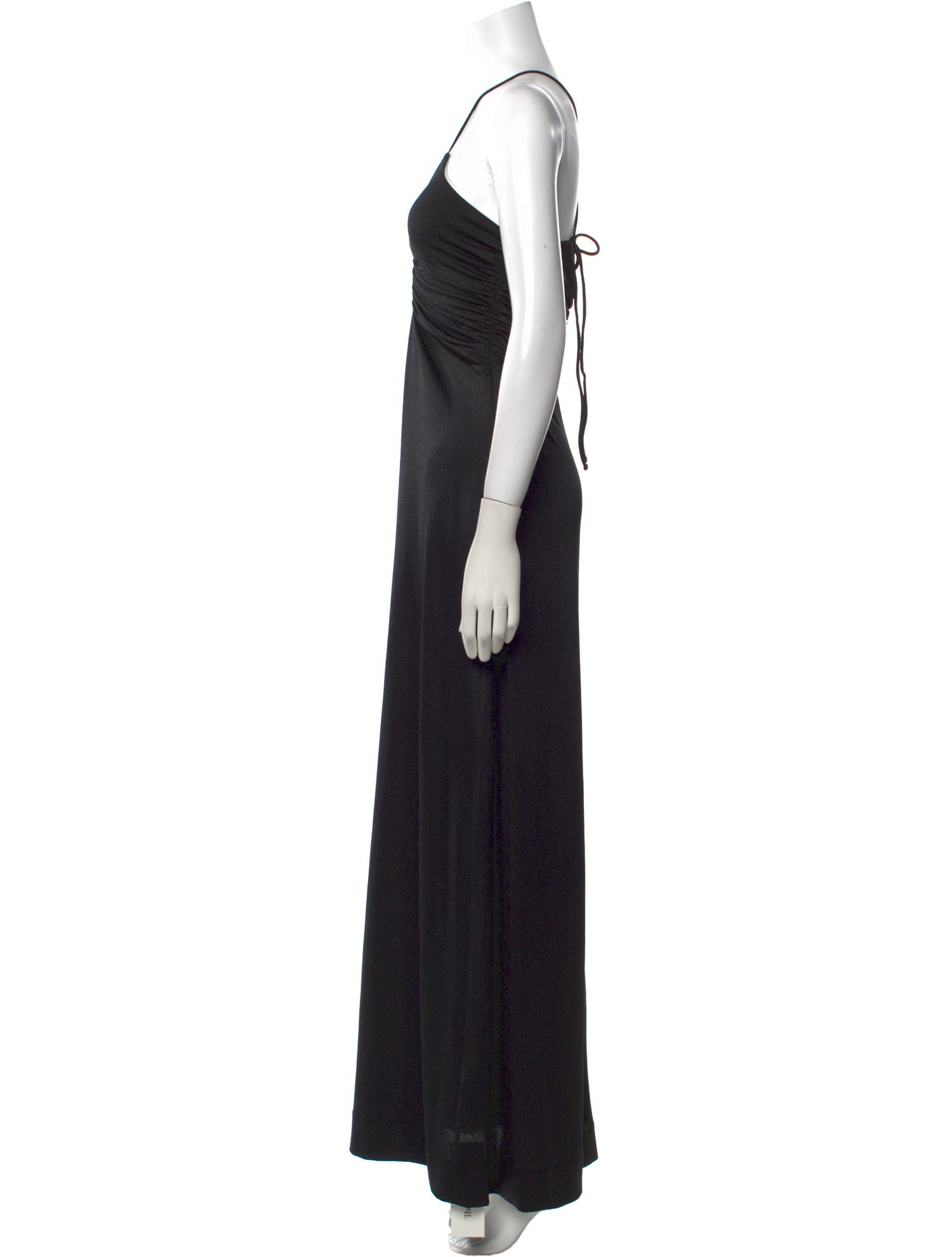 Ganni V-Neck Long Dress