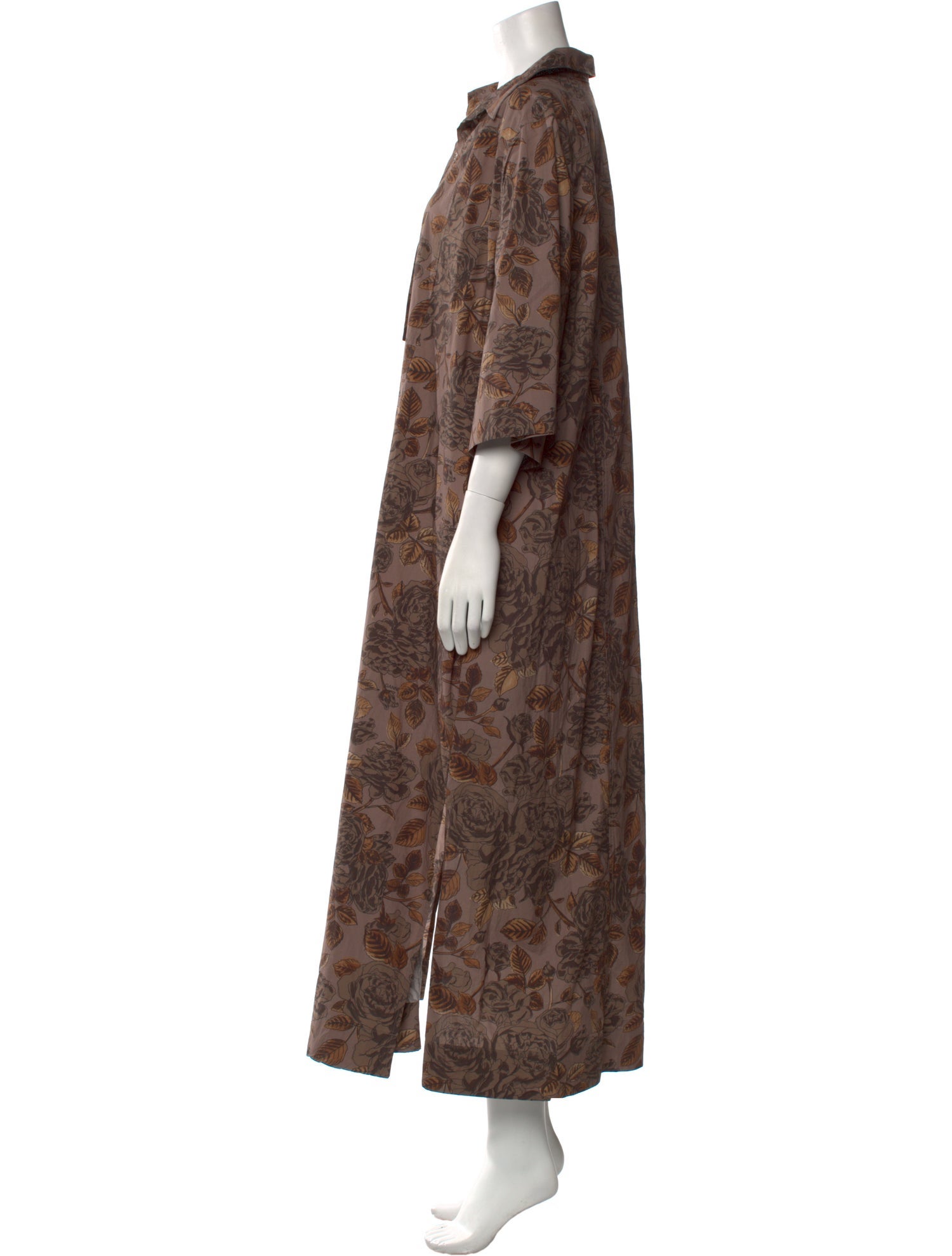 Ganni Printed Long Dress