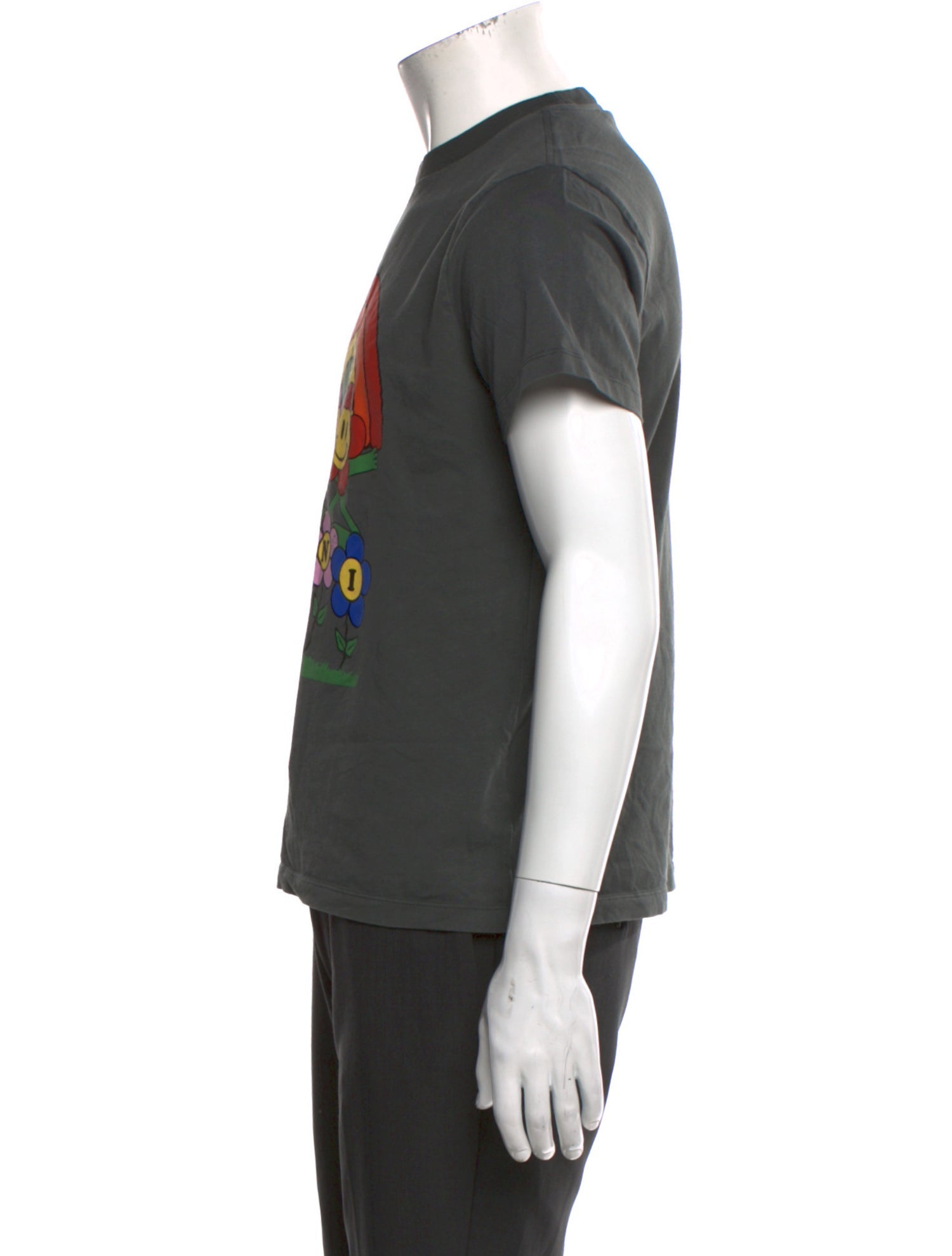 Ganni Graphic Print Crew Neck T-Shirt