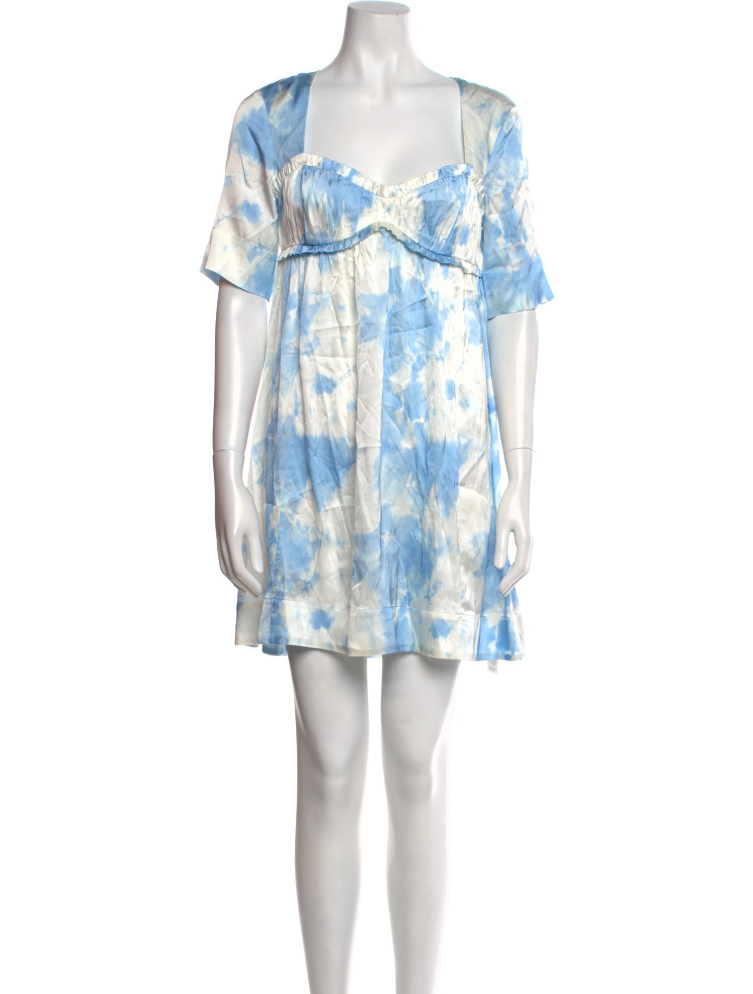 Ganni Tie-Dye Print Mini Dress w/ Tags