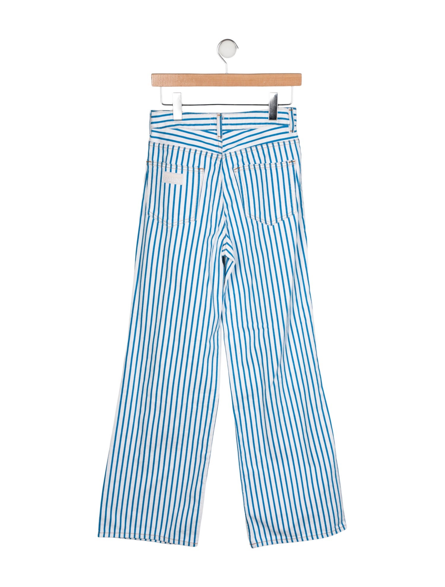 Ganni High-Rise Wide Leg Jeans w/ Tags