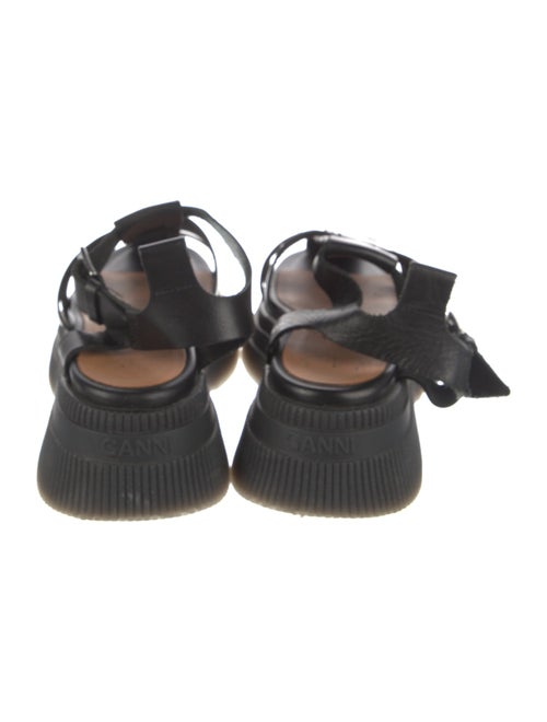 Ganni Leather Gladiator Sandals