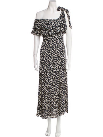 Ganni Dresses Floral Print Long Dress M