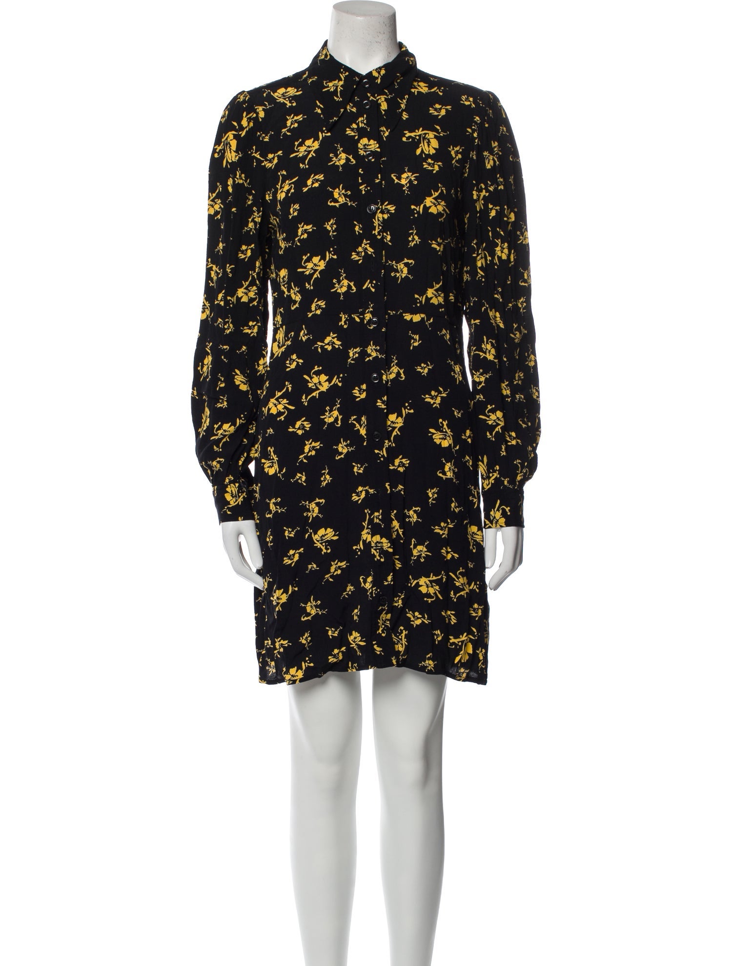 Ganni Floral Print Mini Dress w/ Tags