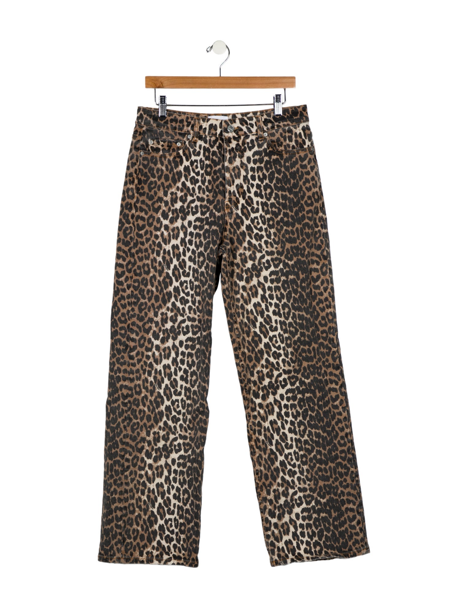 Ganni High-Rise Wide Leg Jeans