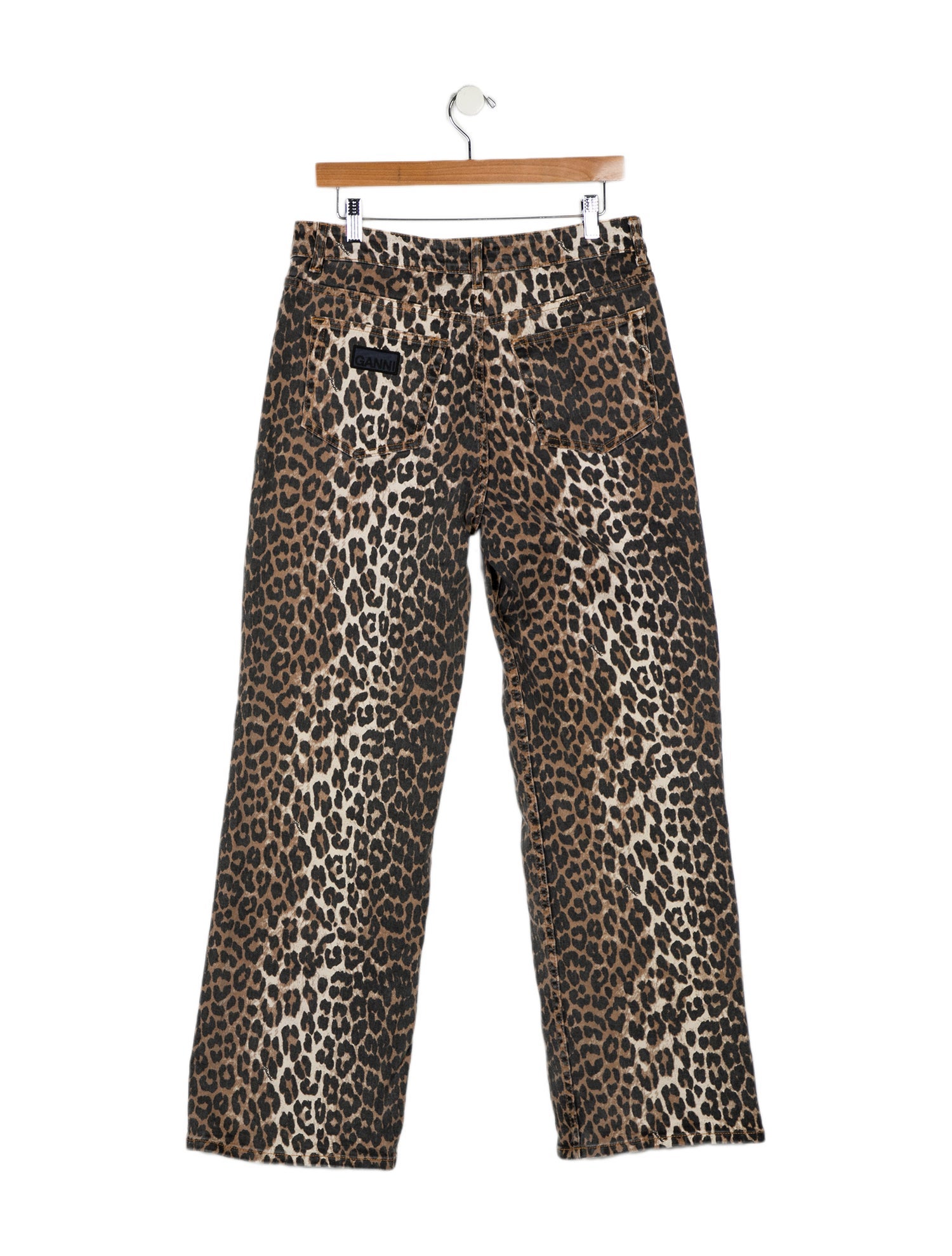 Ganni High-Rise Wide Leg Jeans