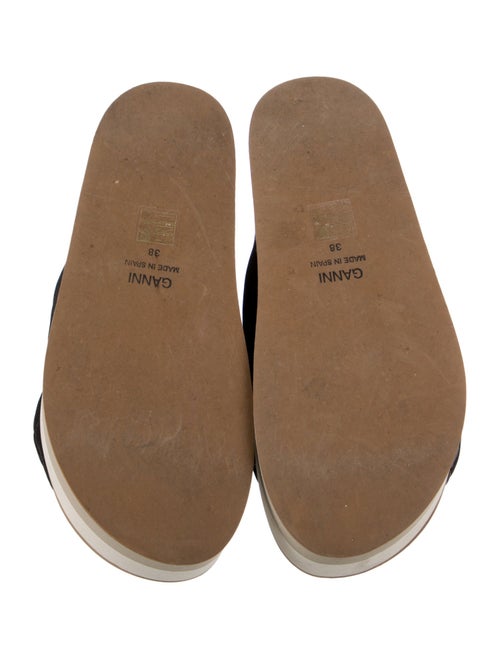 Ganni Colorblock Pattern Slides