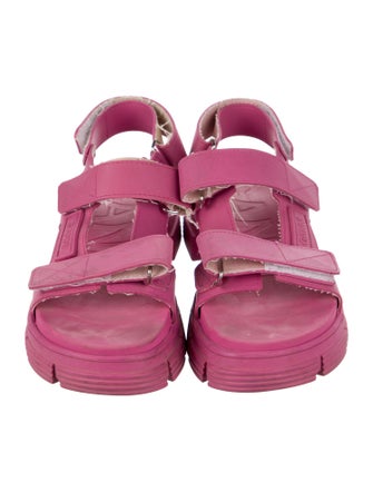 Ganni Rubber Slingback Sandals