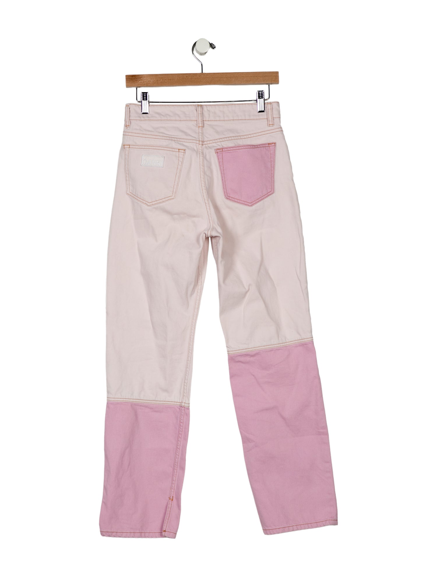 Ganni Mid-Rise Straight Leg Jeans