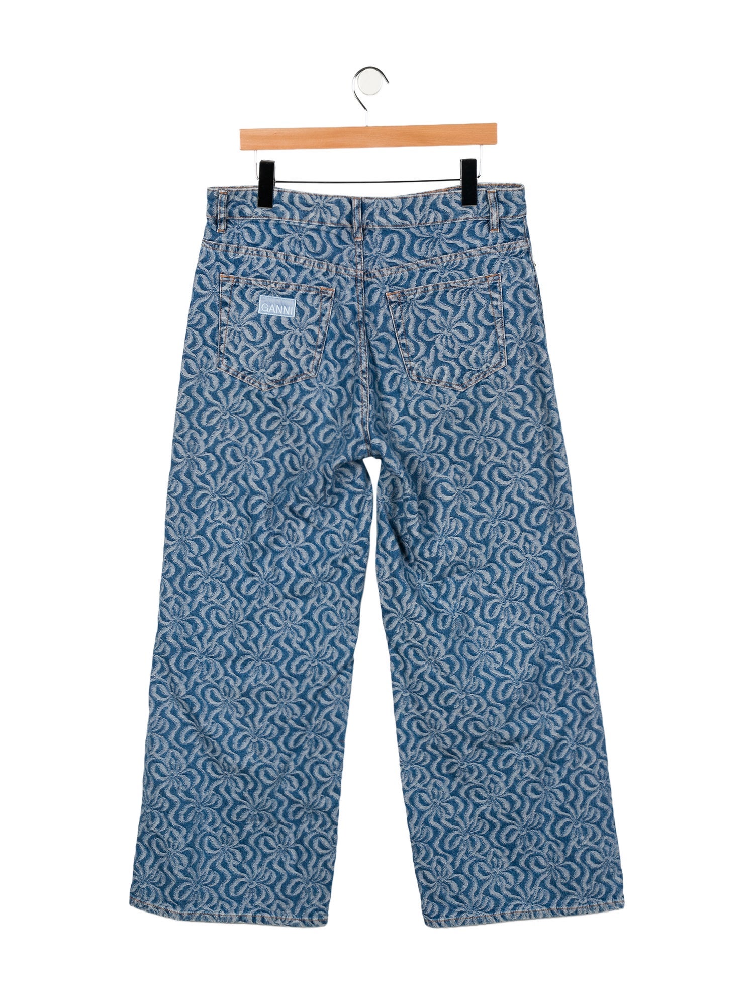 Ganni High-Rise Wide Leg Jeans