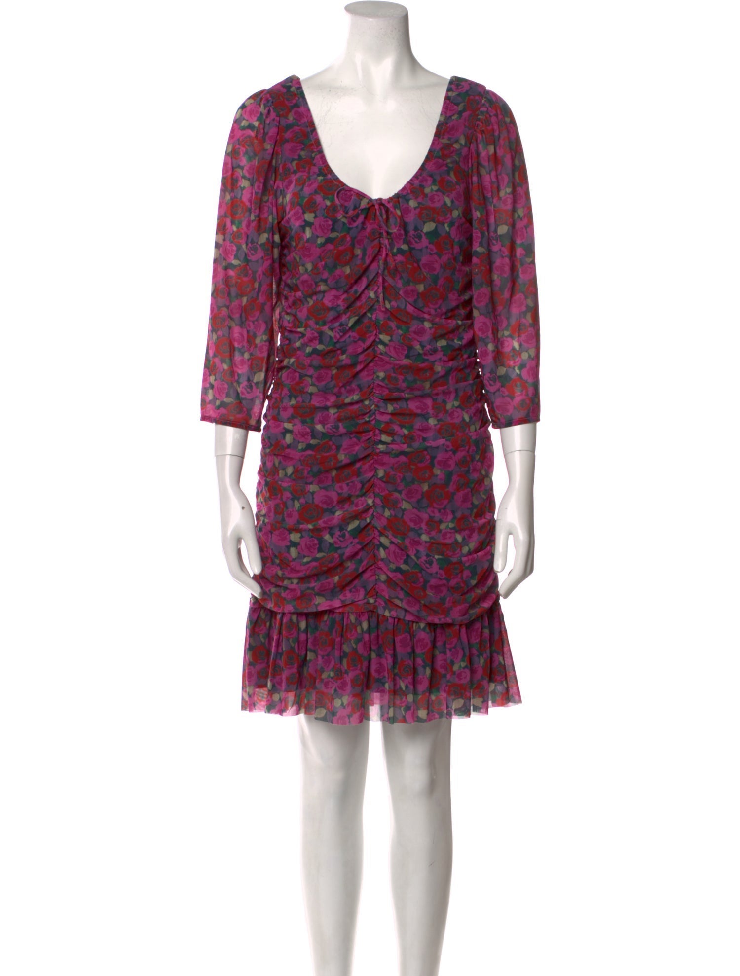 Ganni Printed Mini Dress