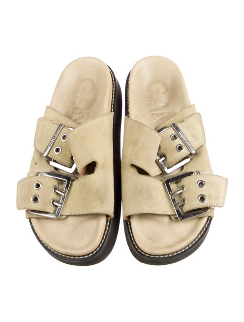 Ganni Suede Slides