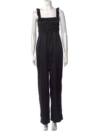 Ganni Square Neckline Jumpsuit