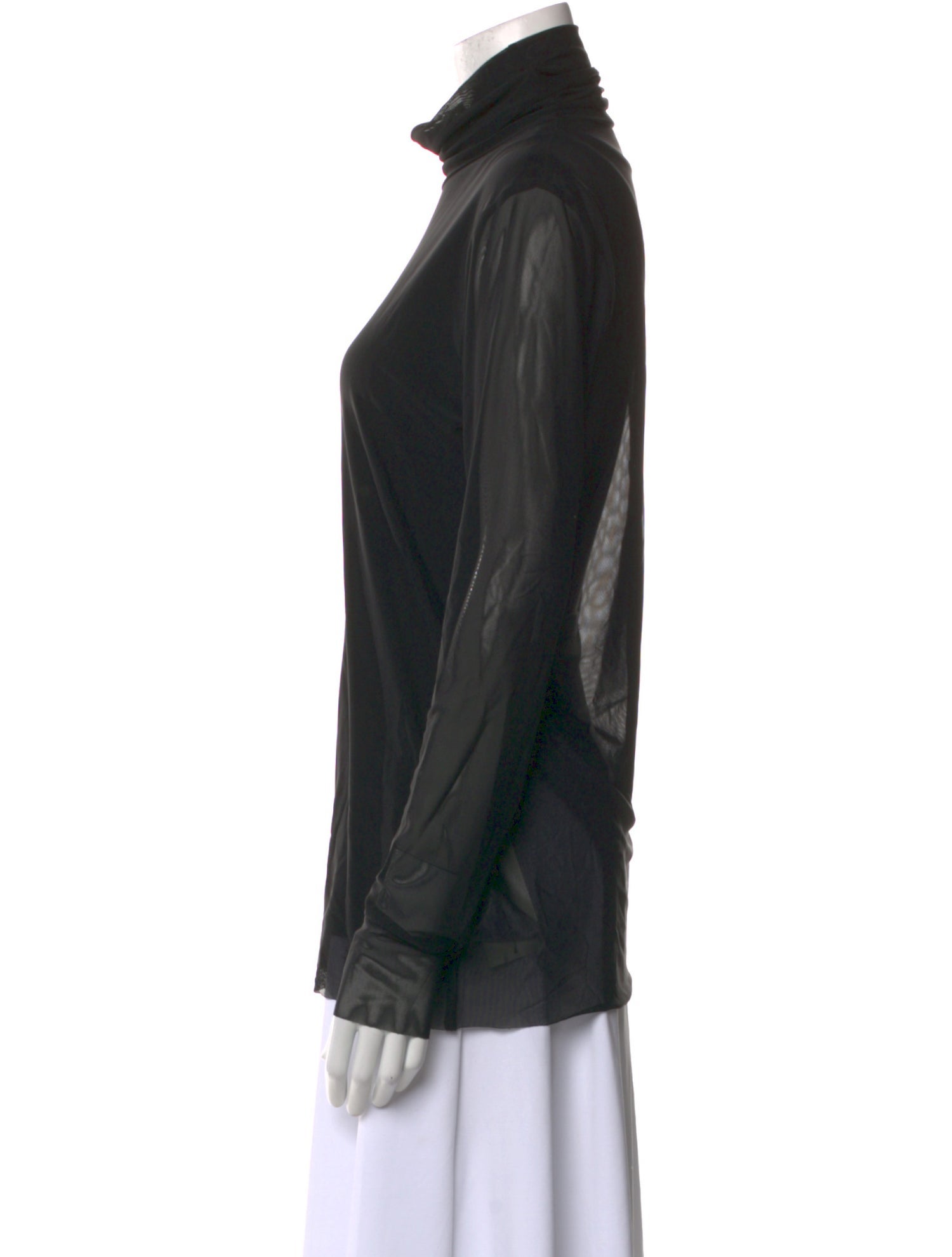 Ganni Turtleneck Long Sleeve Sweatshirt