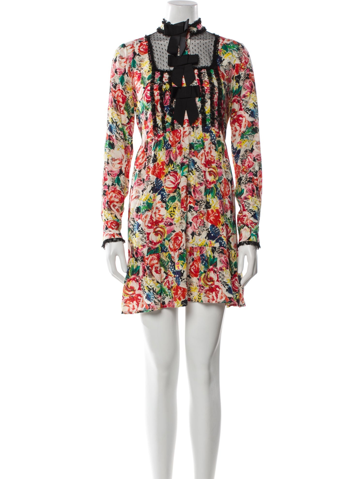 Ganni Silk Mini Dress