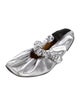 Ganni Leather Ballet Flats