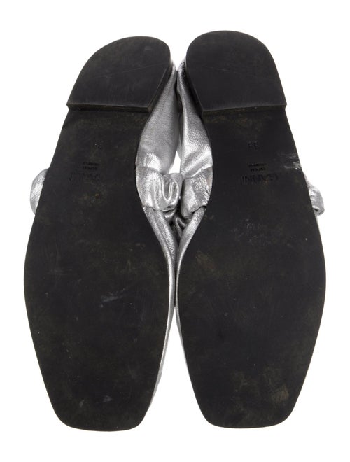 Ganni Leather Ballet Flats