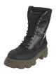 Ganni Leather Combat Boots