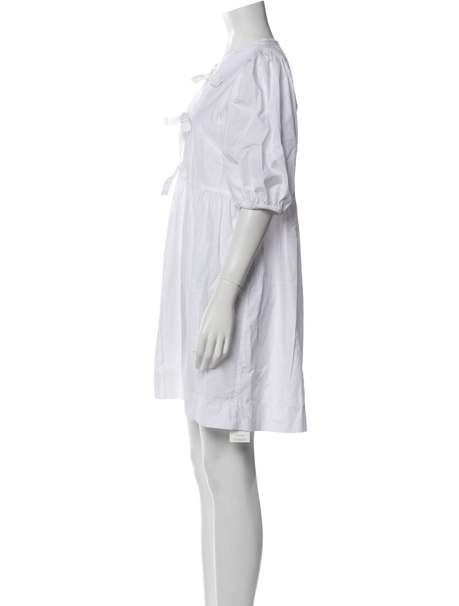 Ganni Crew Neck Mini Dress