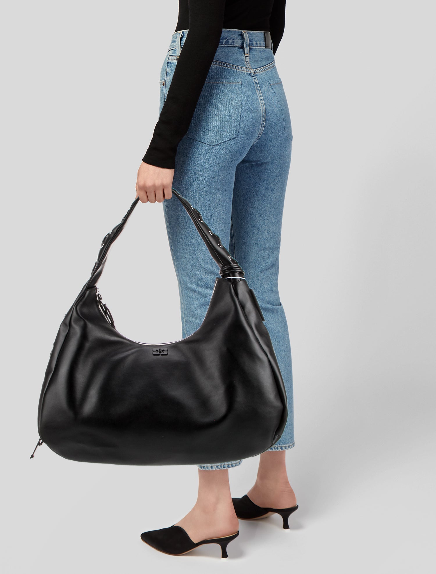 Ganni Leather Shoulder Bag w/ Tags